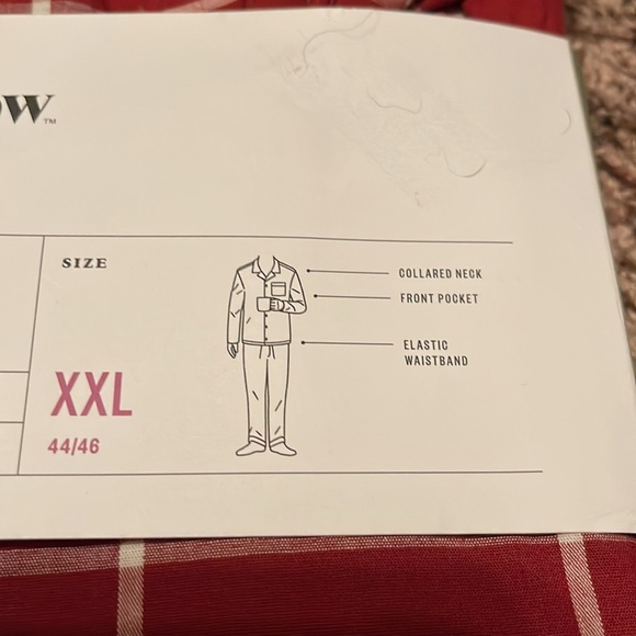 2 Piece Cotton Blend Long Sleeve collared shirt Pajama Set. Brand New! Great 🎁 - Picture 4 of 6